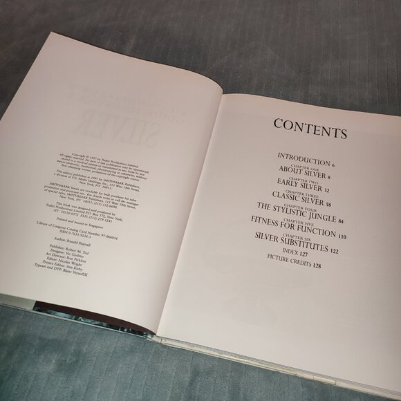 Book Antique Silver Guide Illustrated Deluxe Large Format Collectible - Picture 3 of 11